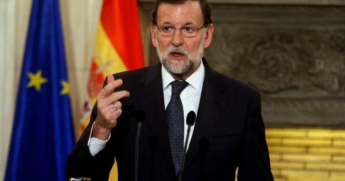 Ο Ραχόι ζητά την ακύρωση του νόμου για το δημοψήφισμα της ανεξαρτησίας της Καταλονίας